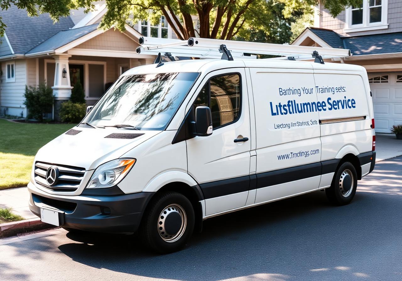 Plumbing service van